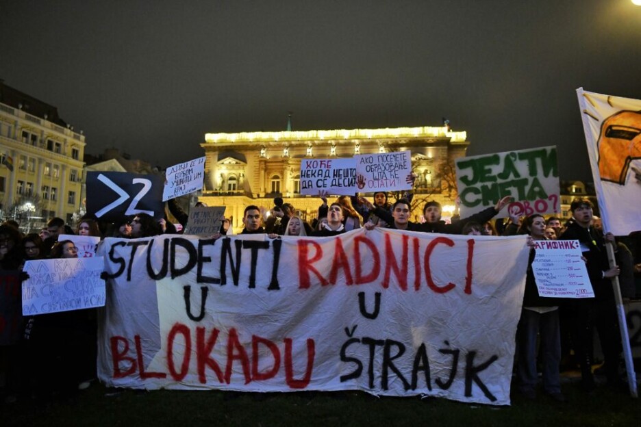 Protesti u Beogradu (Foto: Nova.rs)