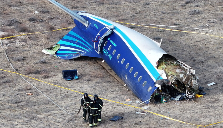 Rrëzimi i avionit në Kazakistan (Foto: Reuters)