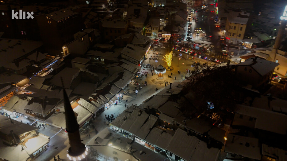 Sarajevo shines in its New Year's attire (Photo: JB/Klix.ba)