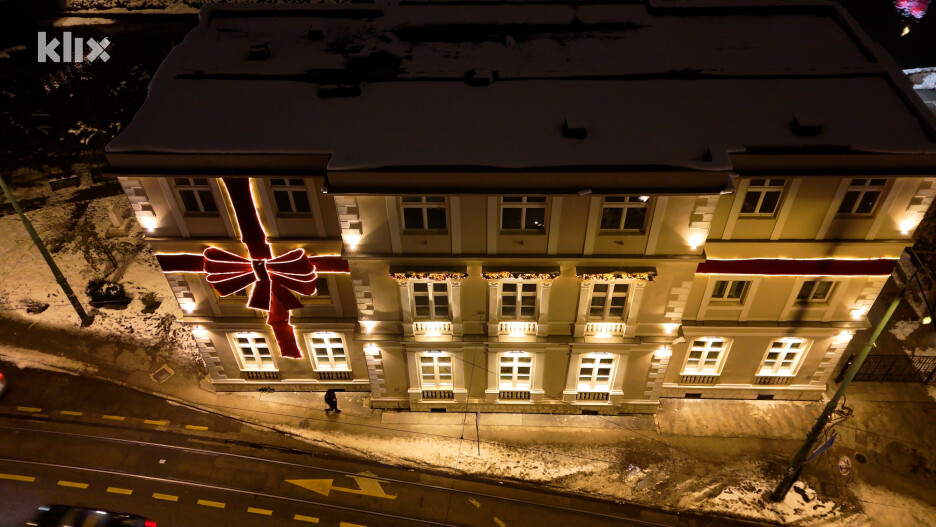 Sarajevo shines in its New Year's attire (Photo: JB/Klix.ba)