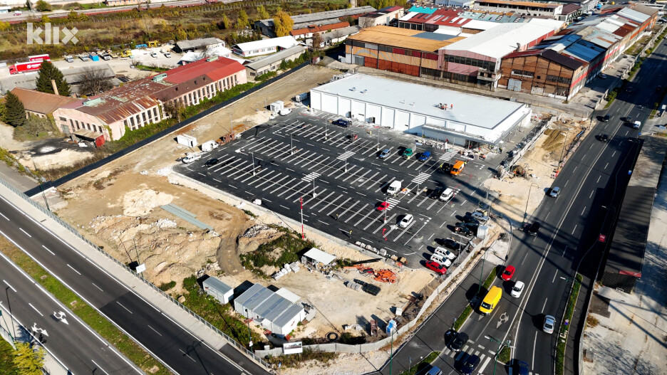 Lidl u izgradnji u naselju Halilovići u Sarajevu (Foto: J. B./Klix.ba)