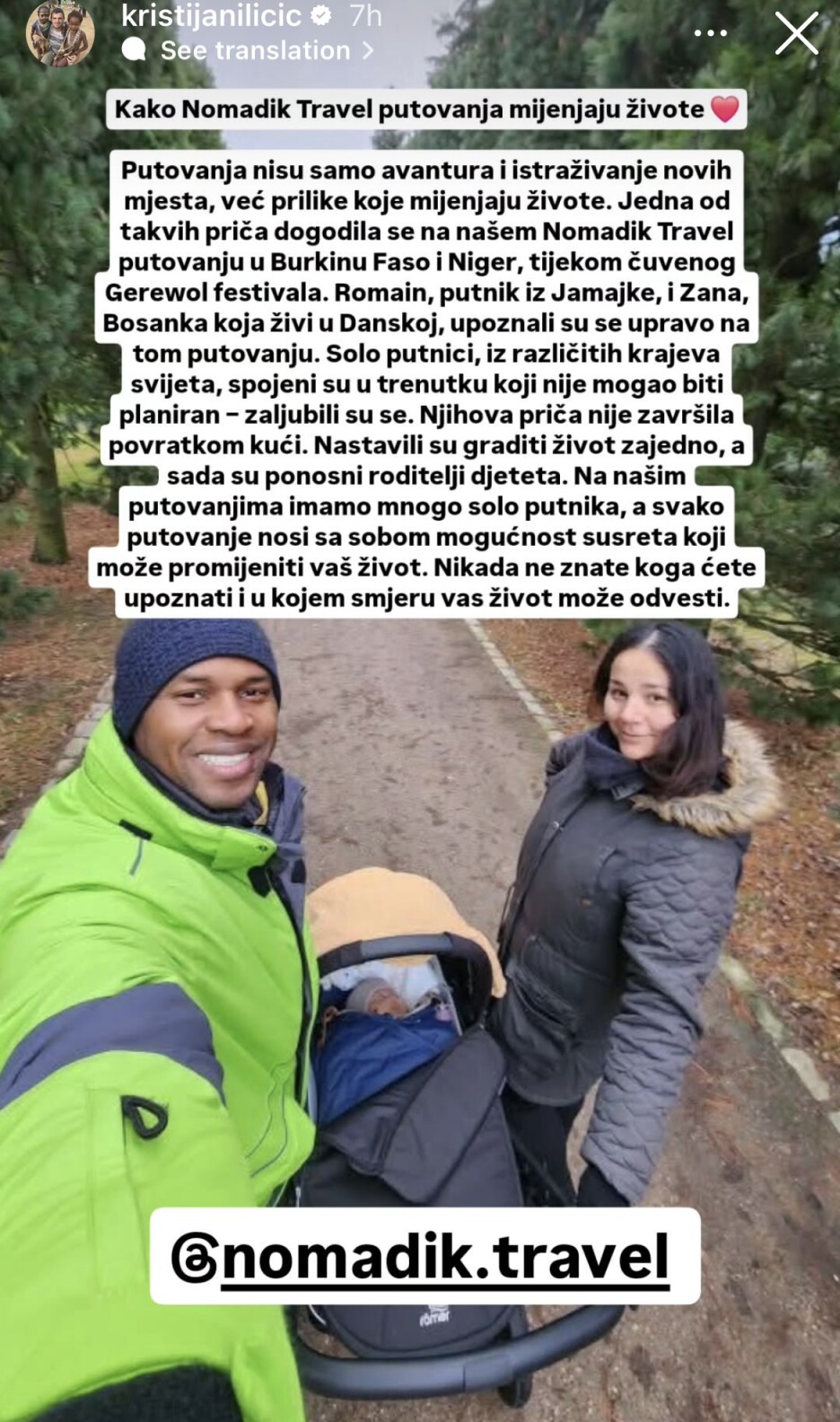 Screenshot: Instagram/kristijanilicic
