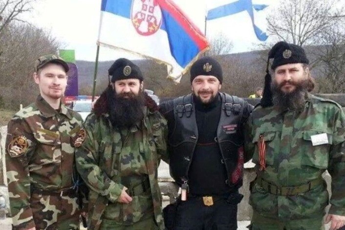 Zhivkoviq me çetnikët në Ukrainë