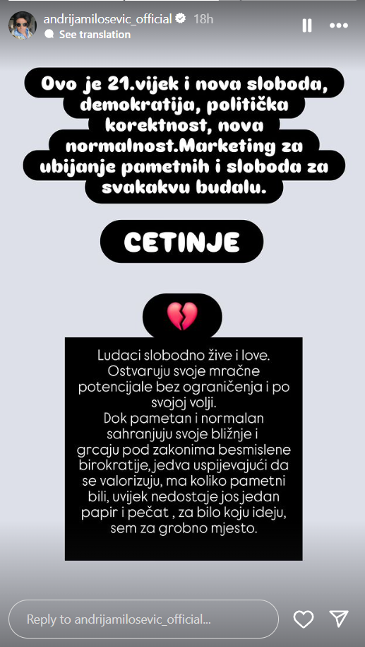 Foto: Screenshot/ Instagram
