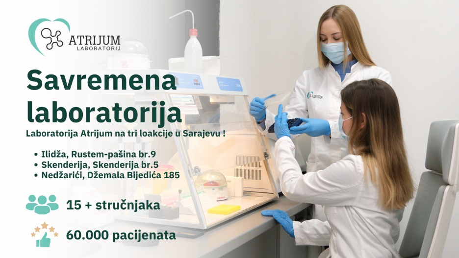Savremena laboratorija u poliklinici Atrijum