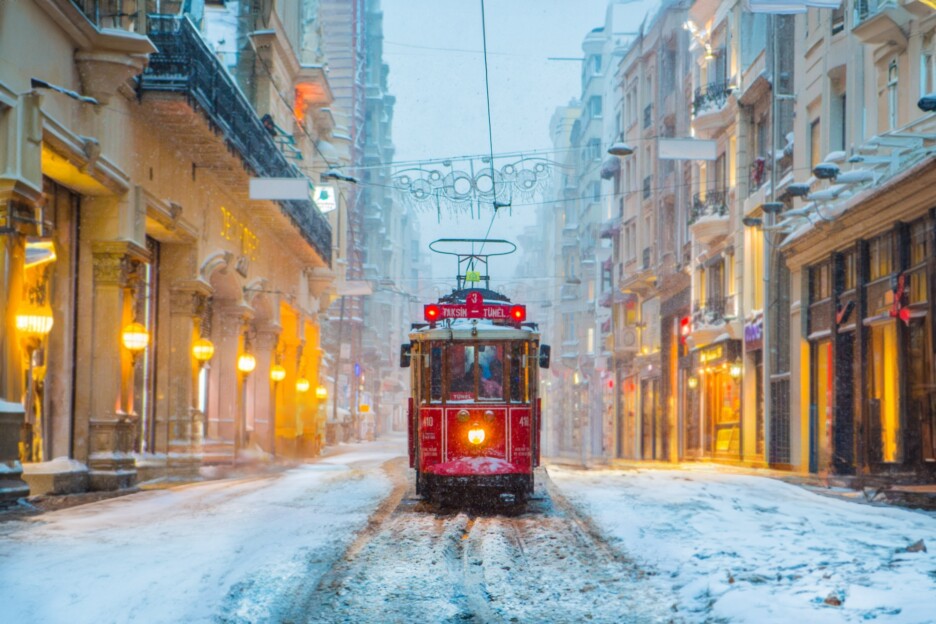 Istanbulske ulice zimi su magične