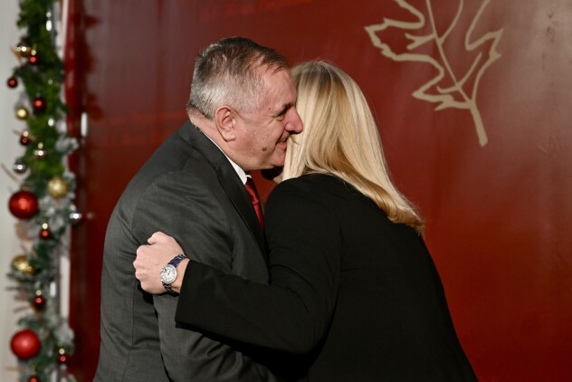 Radovan Višković sa Željkom Cvijanović (Foto: V. D./Klix.ba)