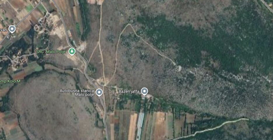 Mapa zemljišta koju je objavio Pandur (Foto: Facebook)