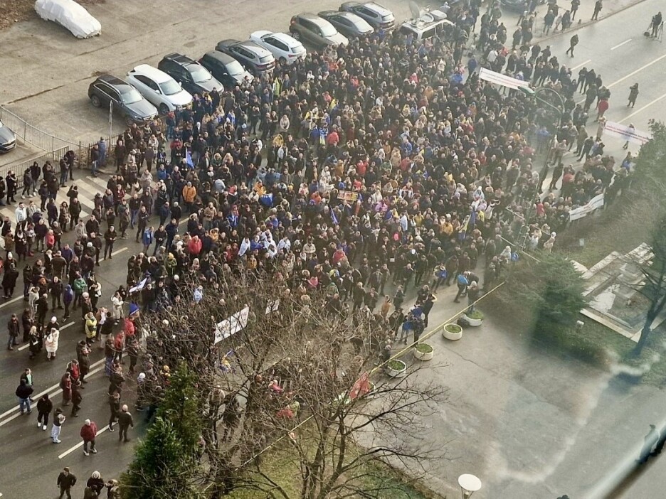 Protest poslodavaca i radnika