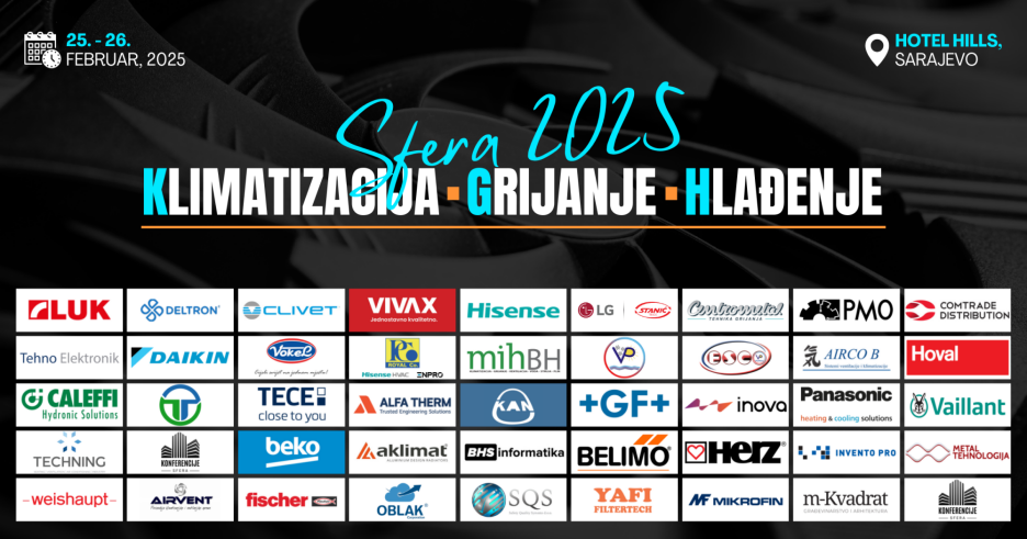 Sfera 2025: Klimatizacija, grijanje i hlađenje