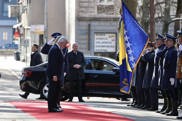 Svečani doček Petra Pavela (Foto: I. Š./Klix.ba)