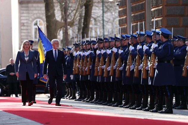 Svečani doček Petra Pavela (Foto: FENA)