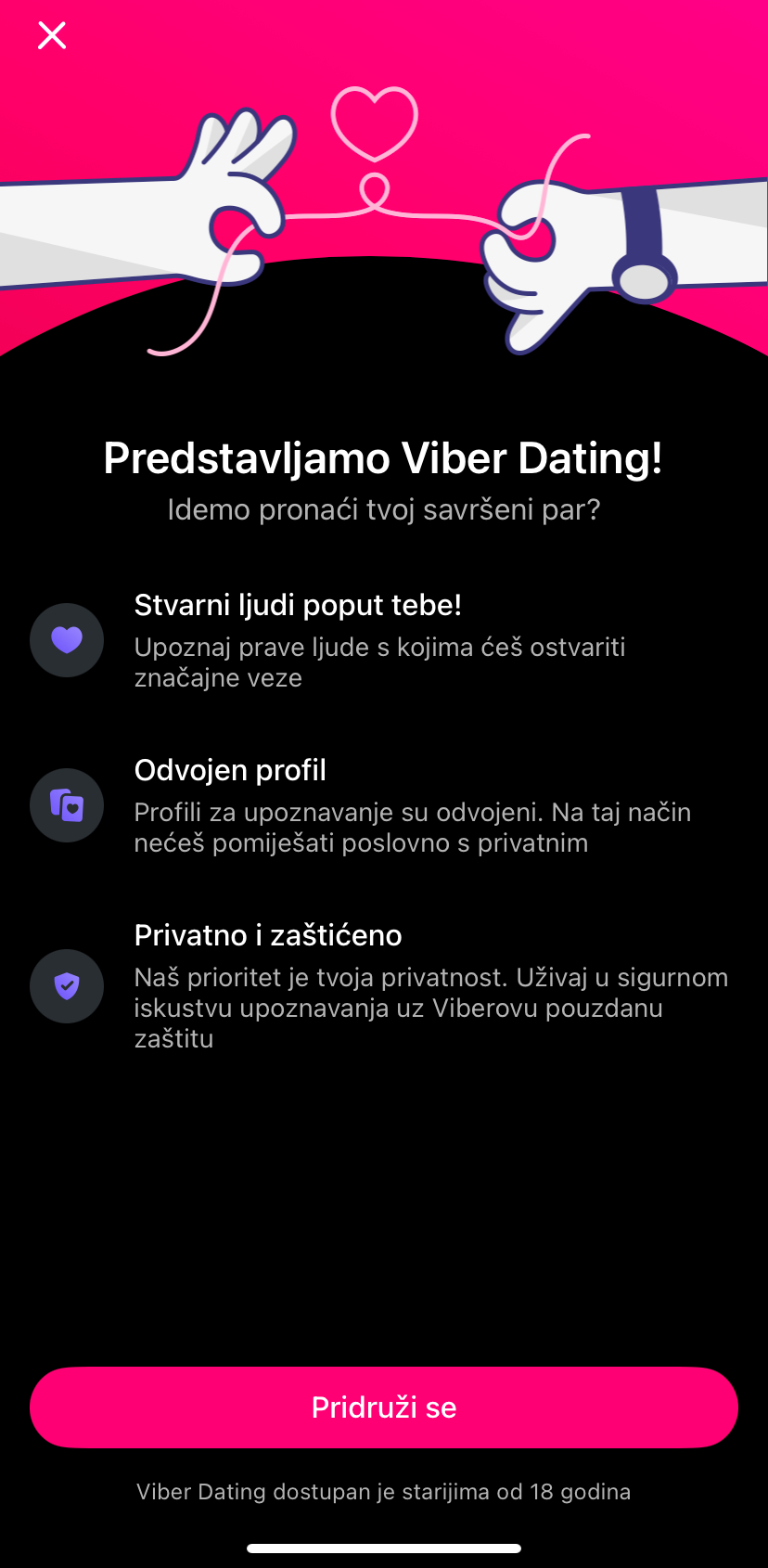Screenshot/Viber Dating