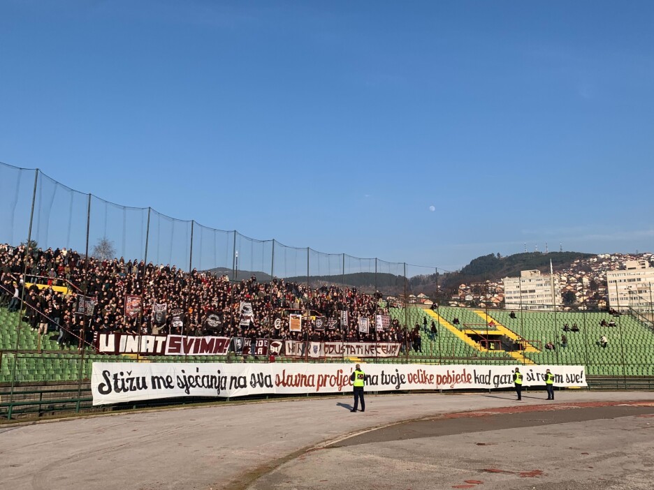 Parola Hordi zla na sjevernoj tribini (Foto: T. S./Klix.ba)