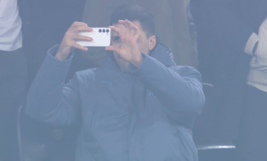 Rodri fotografisao koreografiju navijača Građana (Foto: Screenshot)