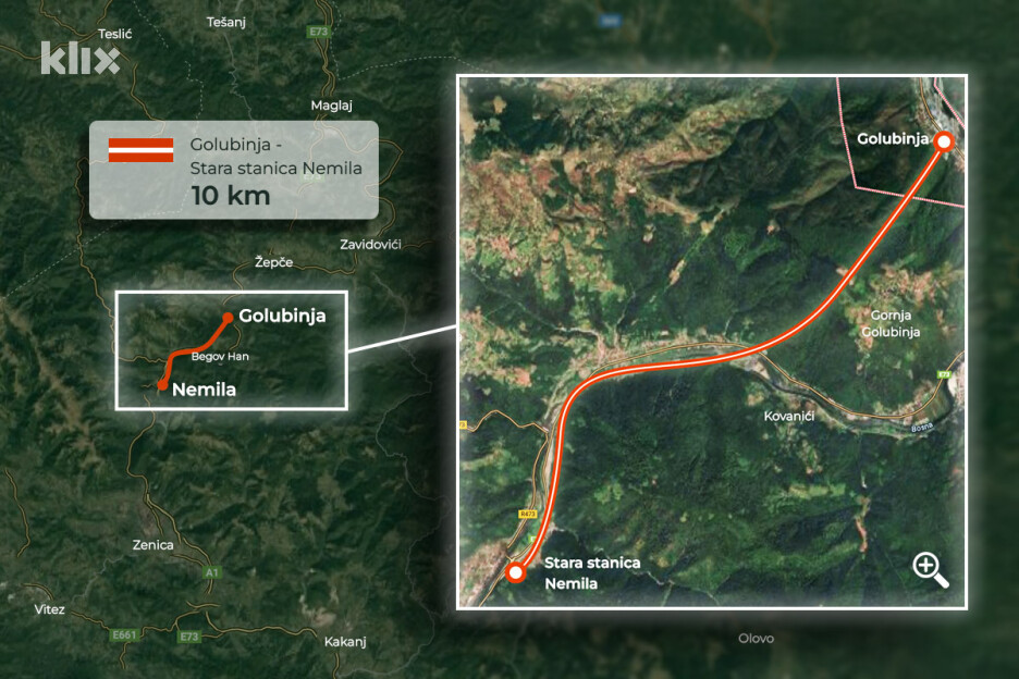 Dionica kod Zenice (Ilustracija: A.L./Klix.ba)