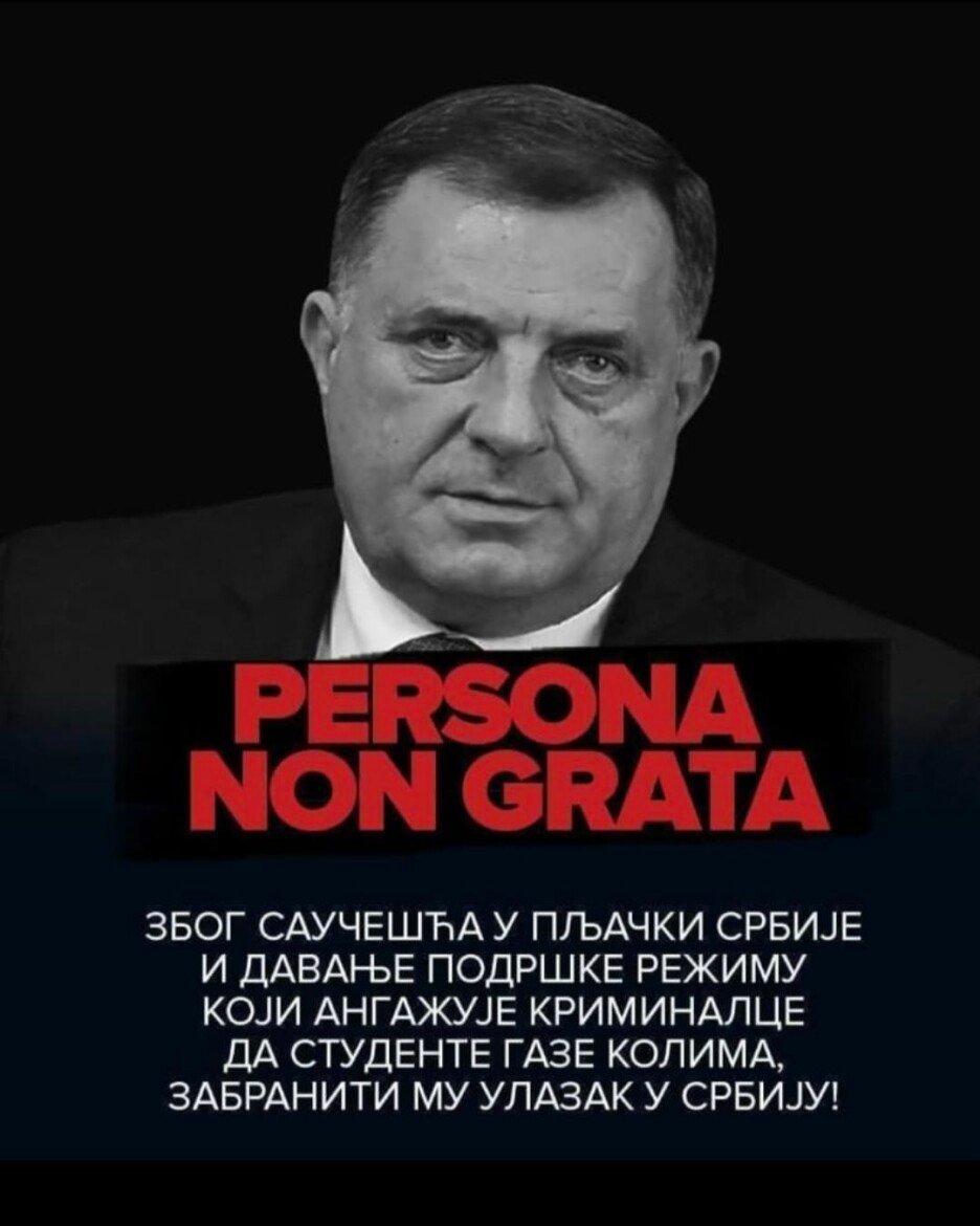 Fotografija koju je objavio Nikola Sandulović