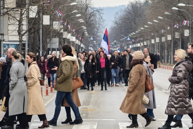 Okupljanje građana u Banjoj Luci (Foto: E. M./Klix.ba)