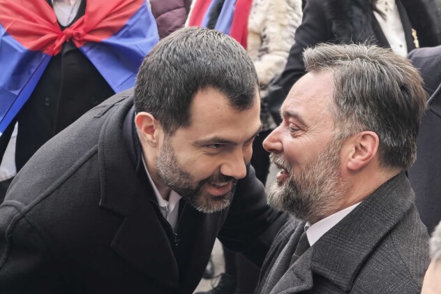 Igor Dodik i Staša Košarac u Banjoj Luci (Foto: E. M./Klix.ba)