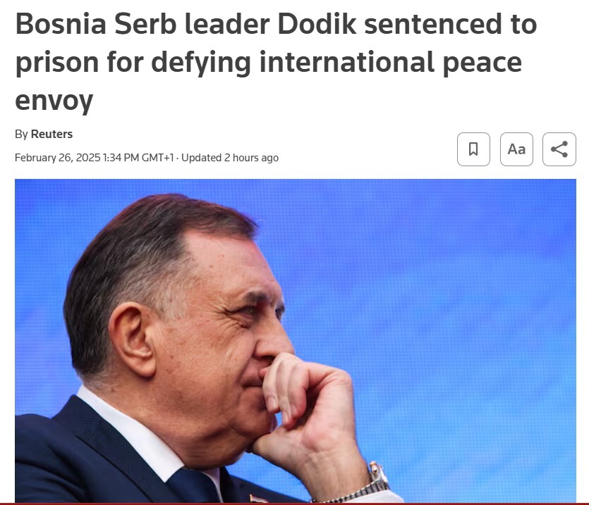 Naslovnica Reutersa (Screenshot)