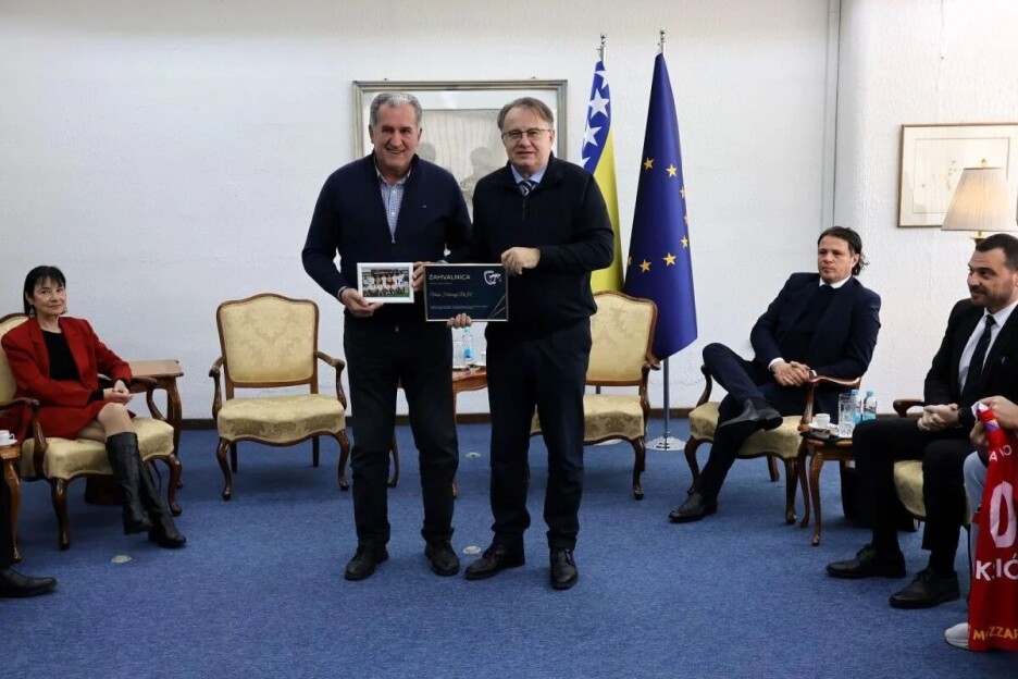 Željko Anić i premijer Federacije BiH Nermin Nikšić