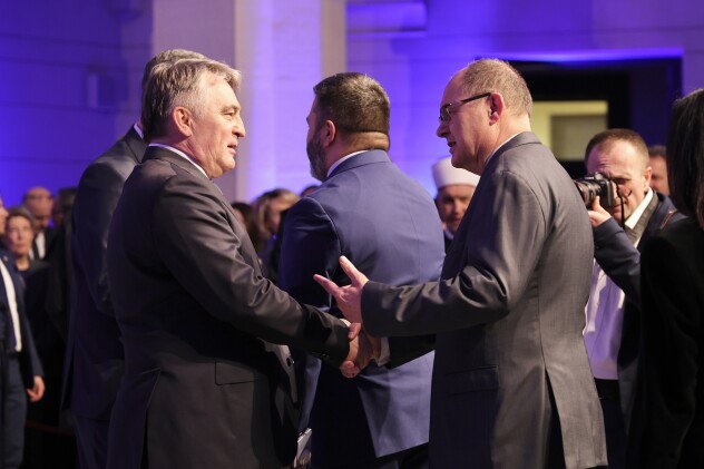 Željko Komšić i Christian Schmidt (Foto: I. Š./Klix.ba)