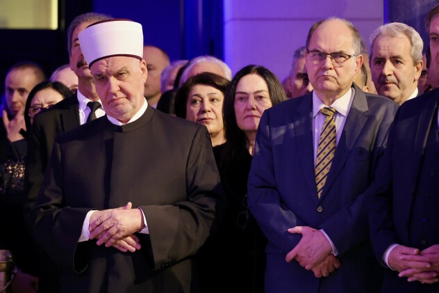 Reis Husein Kavazović i Christian Schmidt (Foto: I. Š./Klix.ba)