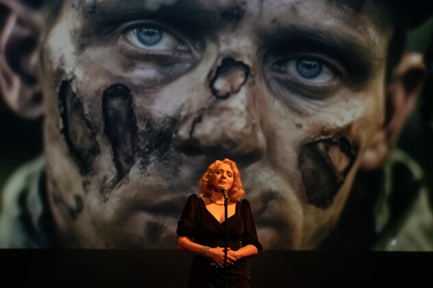 Predstava “Marlene Dietrich: pet tačaka optužnice” (Foto: Velija Hasanbegović)