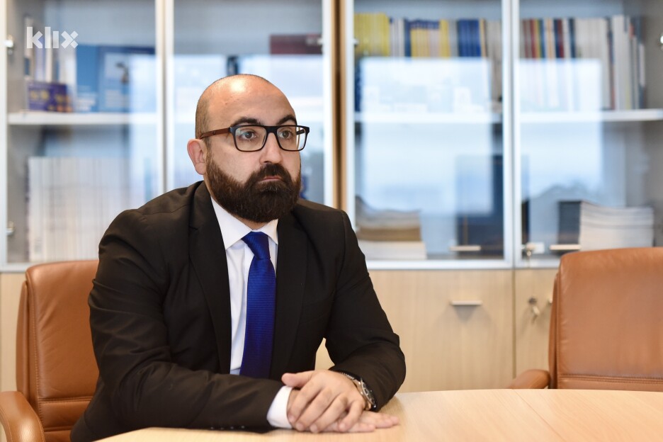 Zamjenik ministra finansija BiH Muhamed Hasanović (Foto: T. S./Klix.ba)