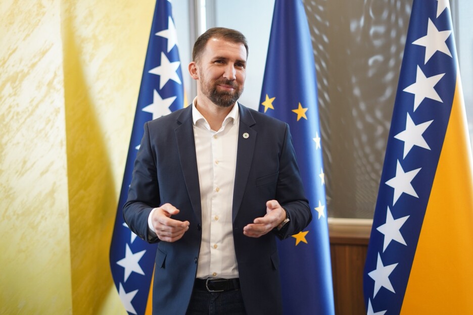 Delić: Trendovi na tržištu rada u FBiH postoje i u drugim državama (Foto: Ministarstvo rada i socijalne politike FBiH)