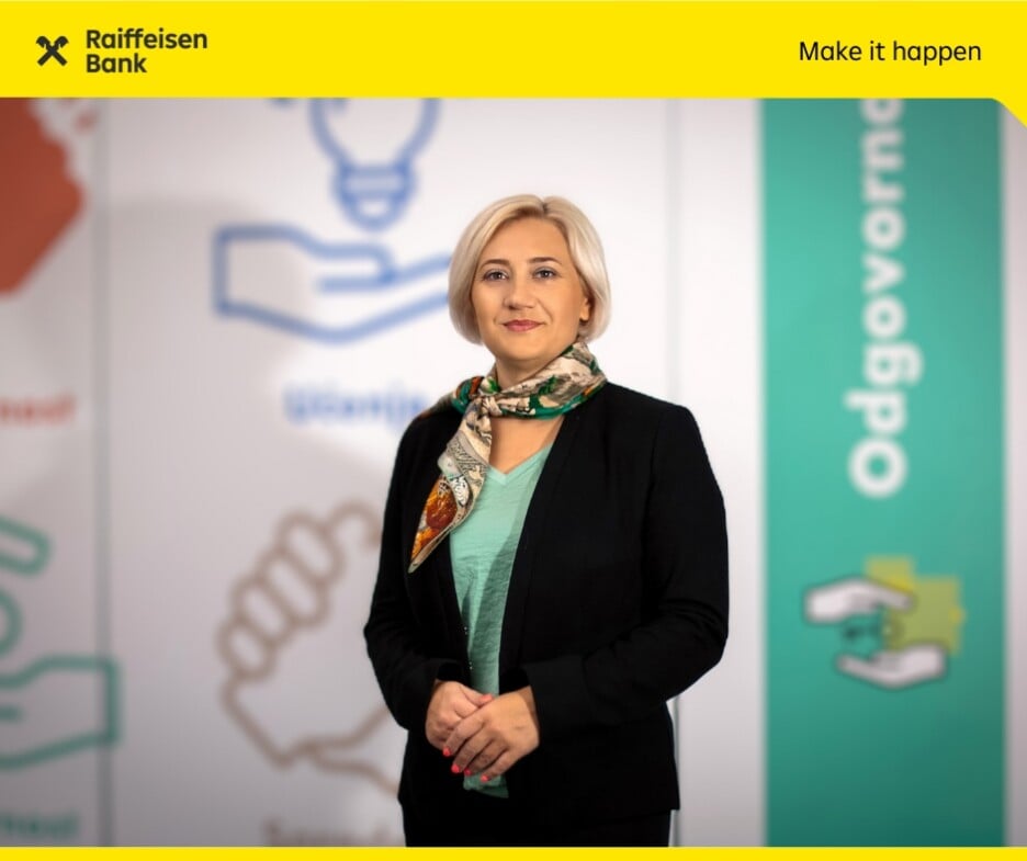 Mirha Krivdić, članica Uprave Raiffeisen banke