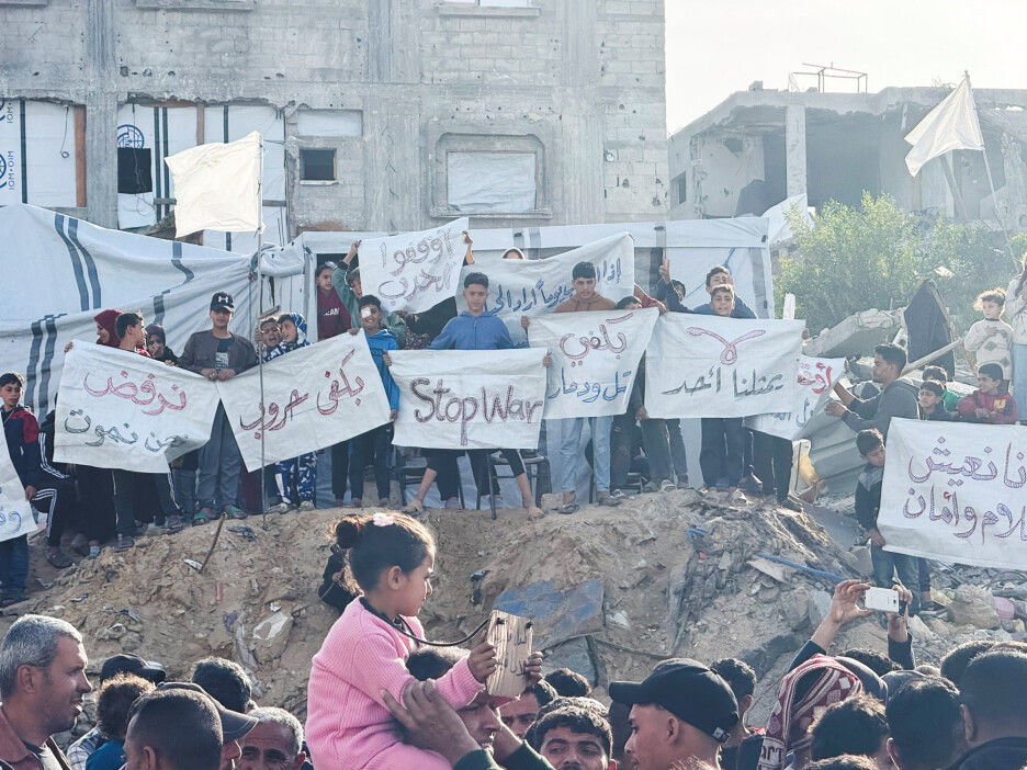 Palestinci poslali poruke iz Gaze (Foto: Reuters)