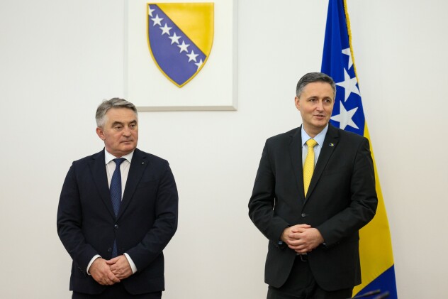 Komšić i Bećirović (Foto: I. L./Klix.ba)