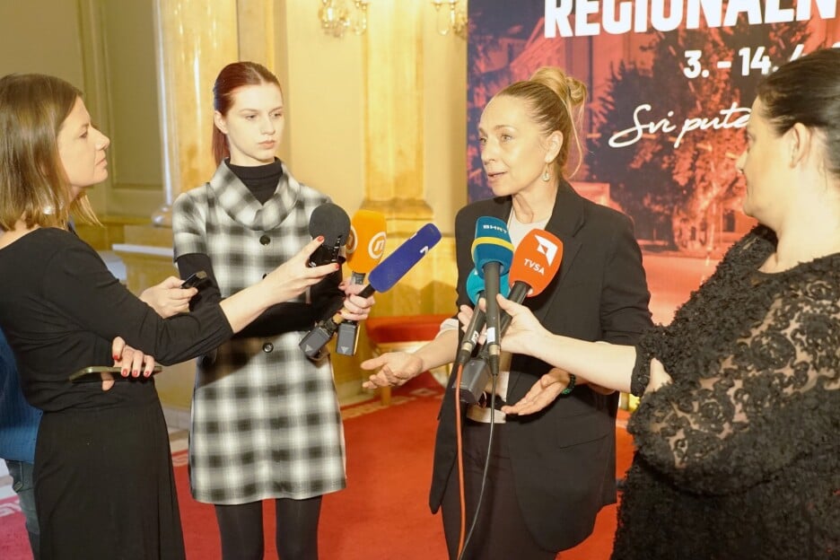 Sandra Lončarić u Narodnom pozorištu Sarajevo (Foto: FENA)