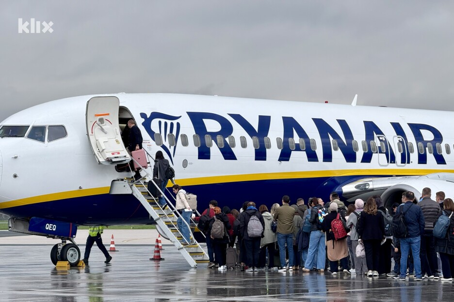 Ryanair na aerodromu Sarajevo (Foto: D. Š./Klix.ba)