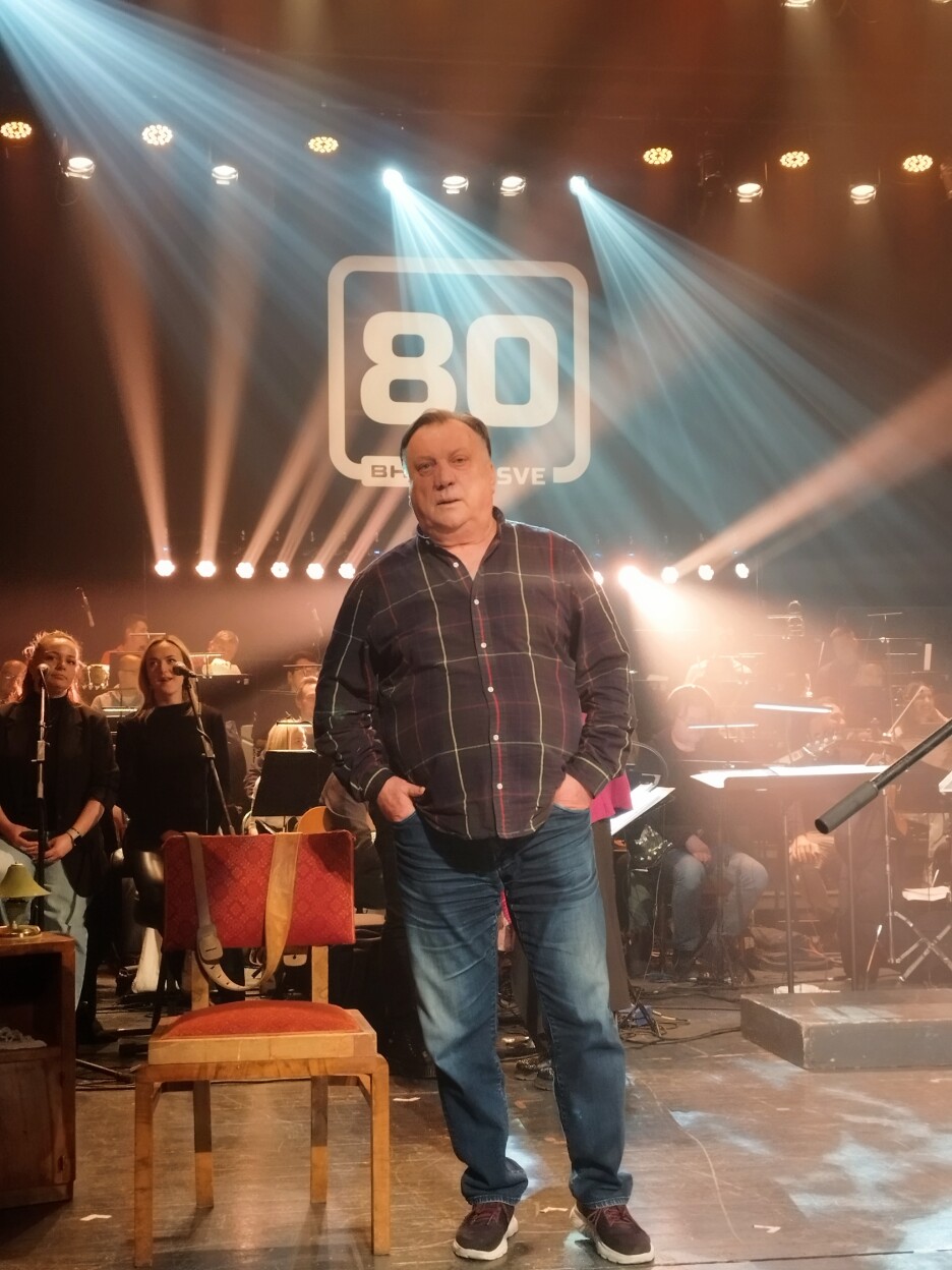 Halid Bešlić na probi