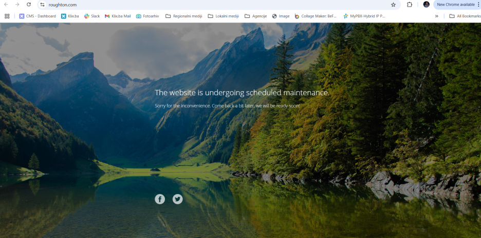 Stranica koja nije u funkciji