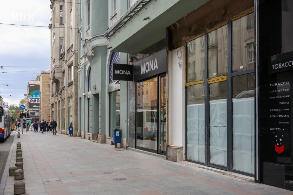 Jedan od zatvorenih poslovnih prostora u Sarajevu (Foto: I. L./Klix.ba)