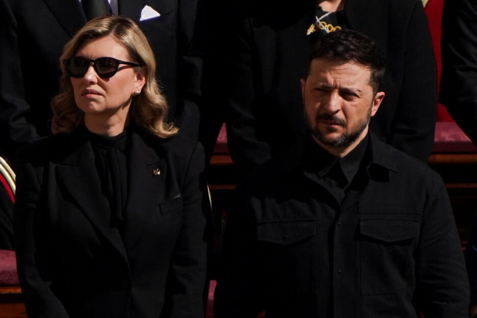 Volodimir Zelenski sa svojom suprugom Olenom Zelenskom (Foto: Reuters)