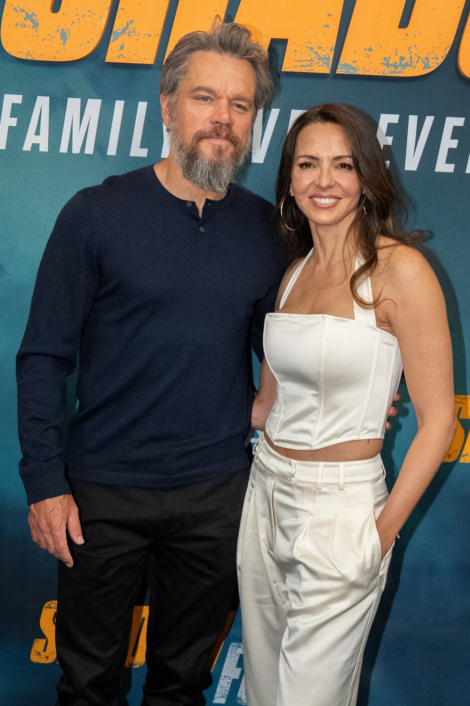 Matt Damon i Luciana Barroso (Foto: Reuters)