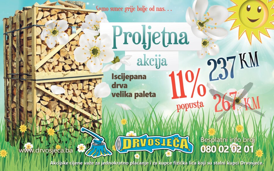 Proljetna akcija ogrjeva u Drvosječi
