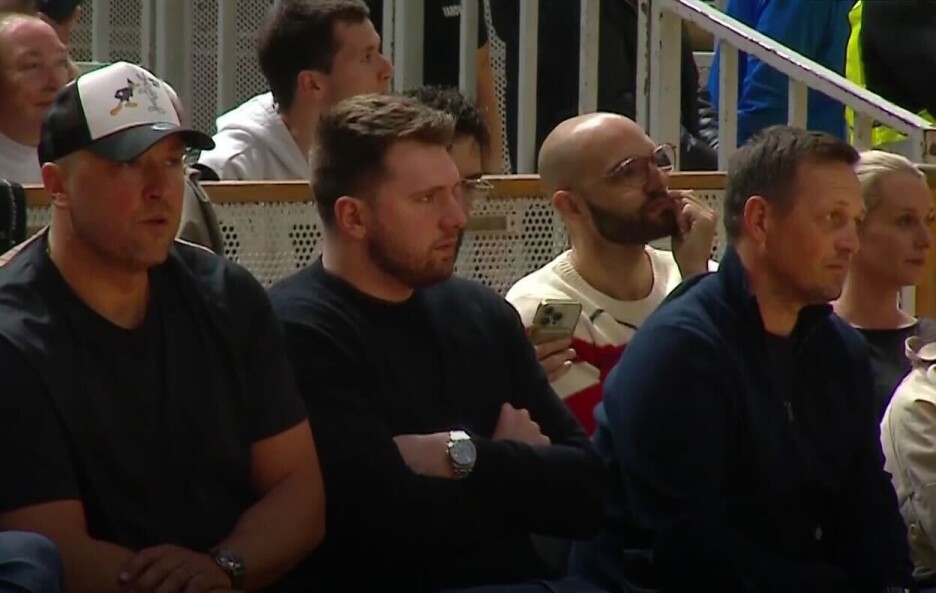 Dončić na utakmici Ilirija - Bosna (Foto: Screenshot)