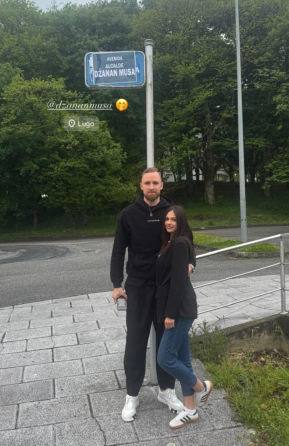 Džanan Musa s djevojkom u Lugu (Foto: Instagram)
