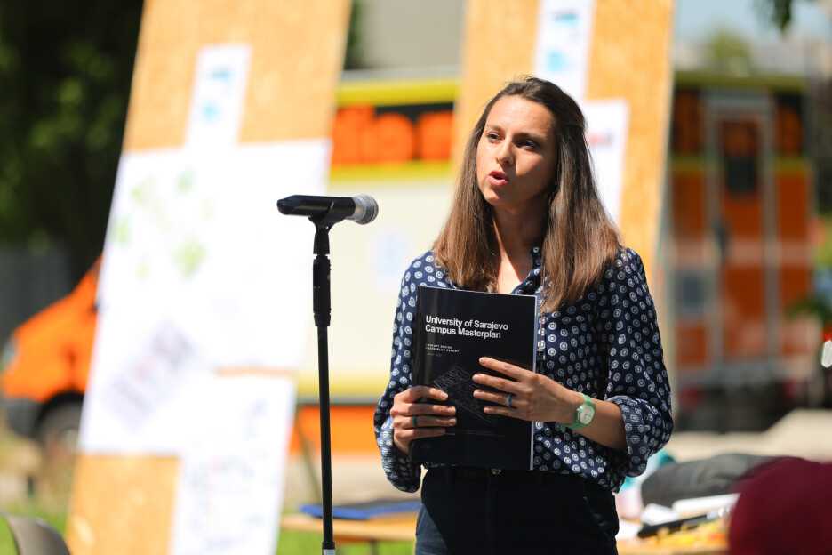 Iris Bilalagić, stručna saradnica Direkcije za izgradnju i održavanje Kampusa UNSA