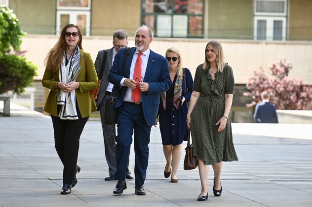 Rezidentna koordinatorica Ujedinjenih nacija u Bosni i Hercegovini, Ingrid Macdonald prva s lijeva (Foto: T. S./Klix.ba)