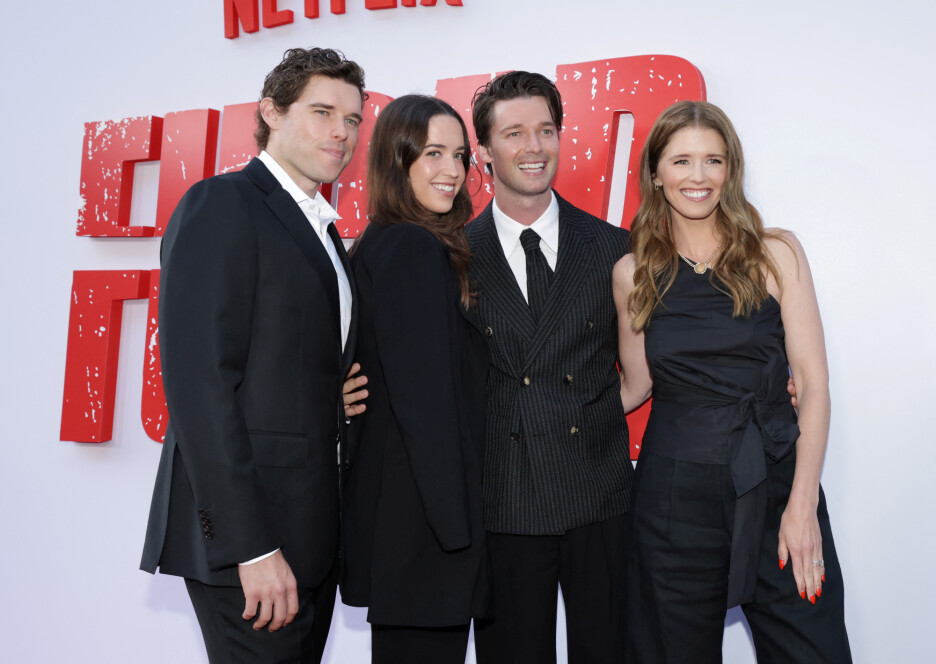Christopher, Christina, Patrick i Katherine Schwarzenegger (Foto: Reuters)