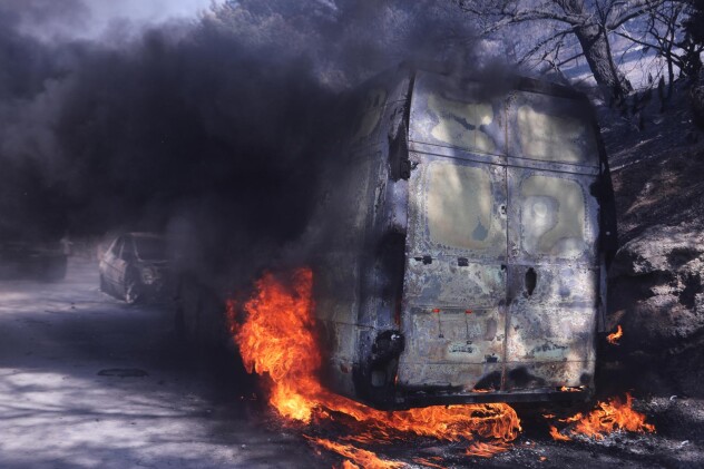 Vatrena stihija u Pisku (Foto: Pixsell)