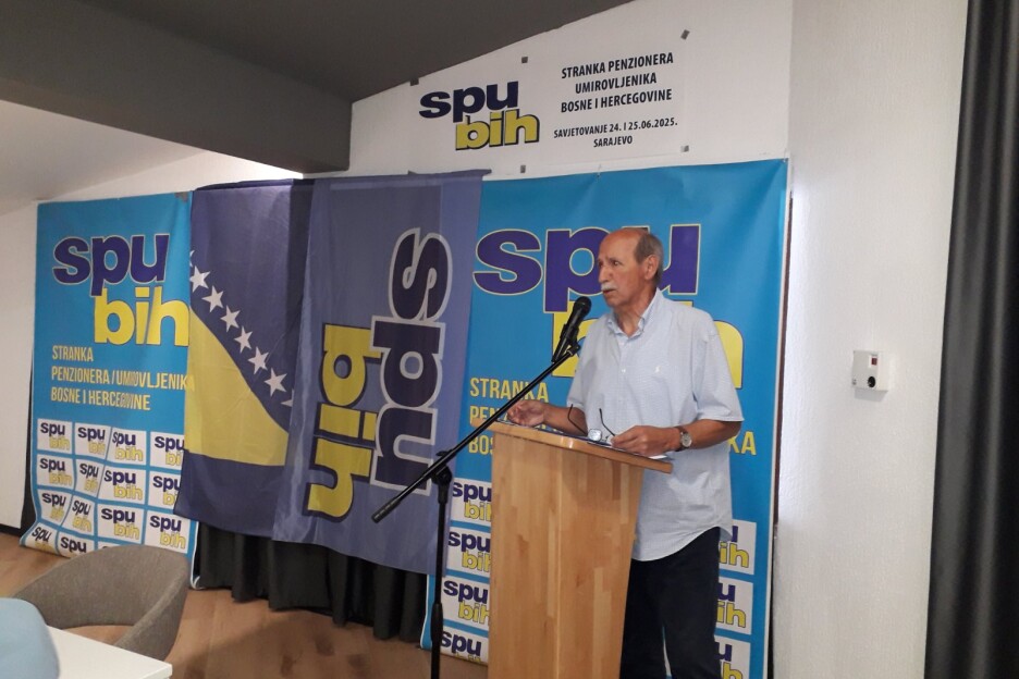 Redžo Mehić, predsjednik UO Saveza udruženja penzionera FBiH (Foto: SPU BiH)