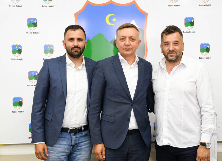 Rusmir Hrvić (u sredini) i Eldar Čomor