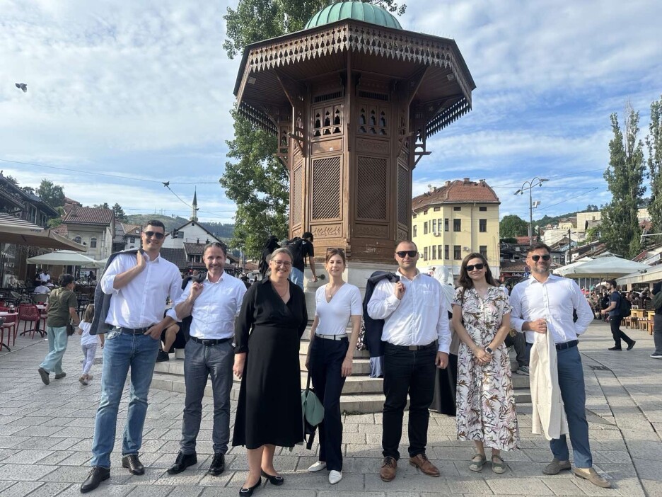 CEO Otto Group i CEO EOS Group u Sarajevu sa EOS MATRIX BiH